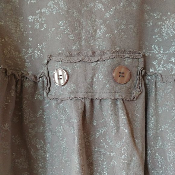 🚫SOLD🚫 Willi Smith Cotton jacket button down size Small Grey Antique Silver - Picture 4 of 12